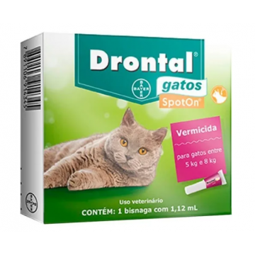 Drontal para Gatos Spot On - 5kg a 8kg 